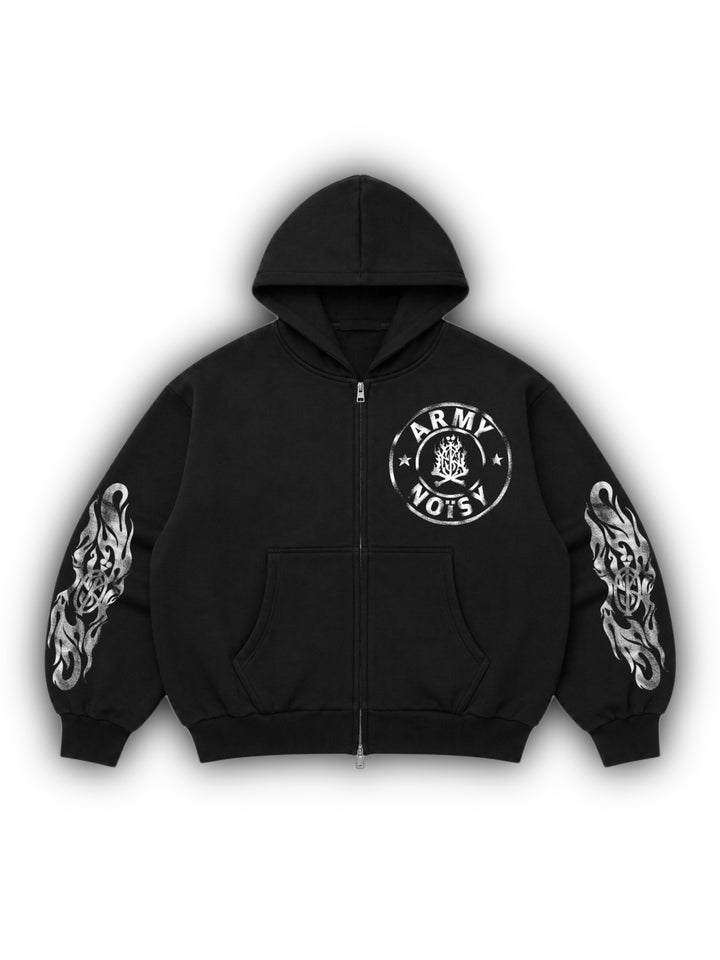 "FLAME" HOODIE ZIP
