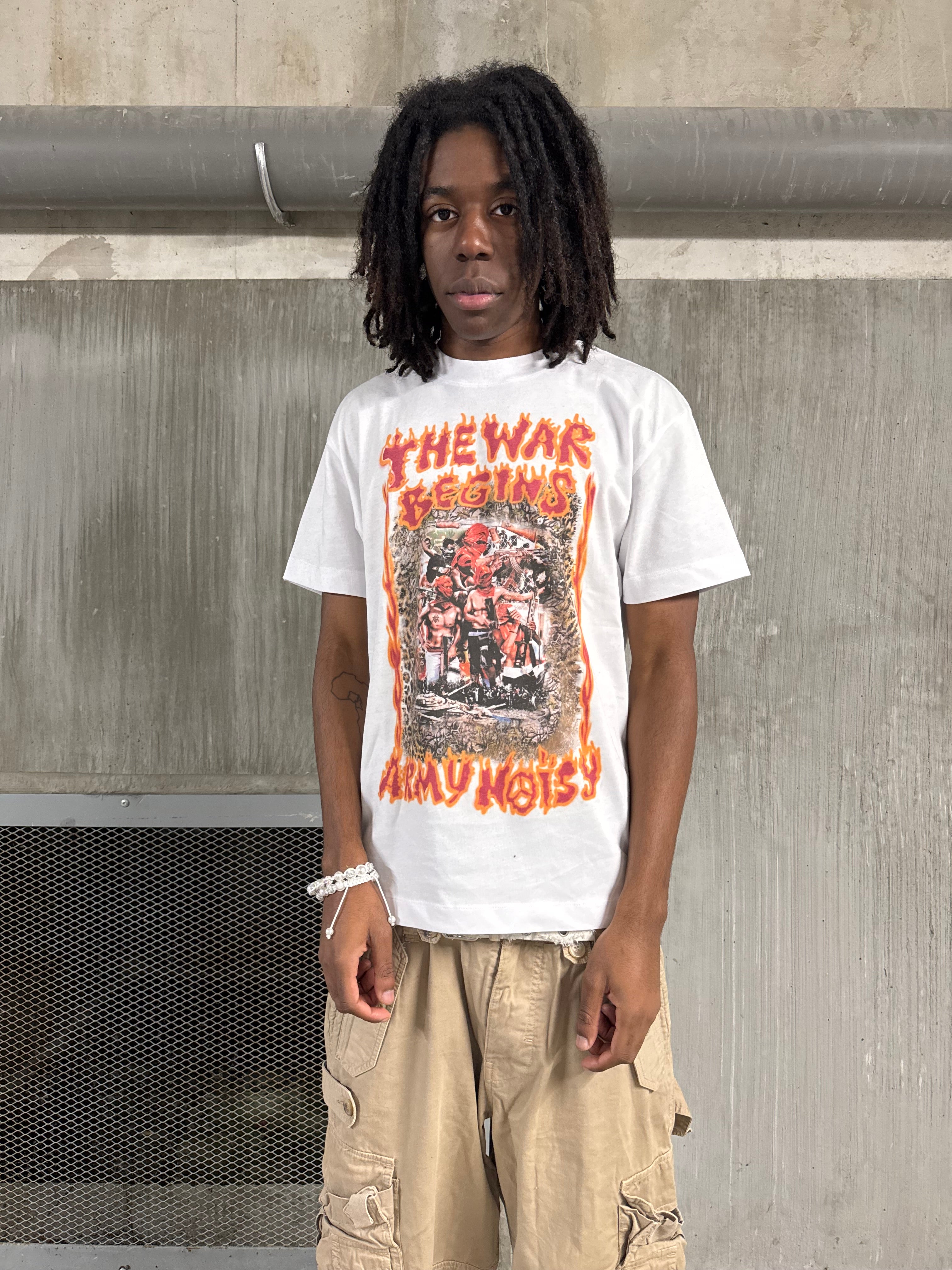 "THE WAR BEGINS" TEE