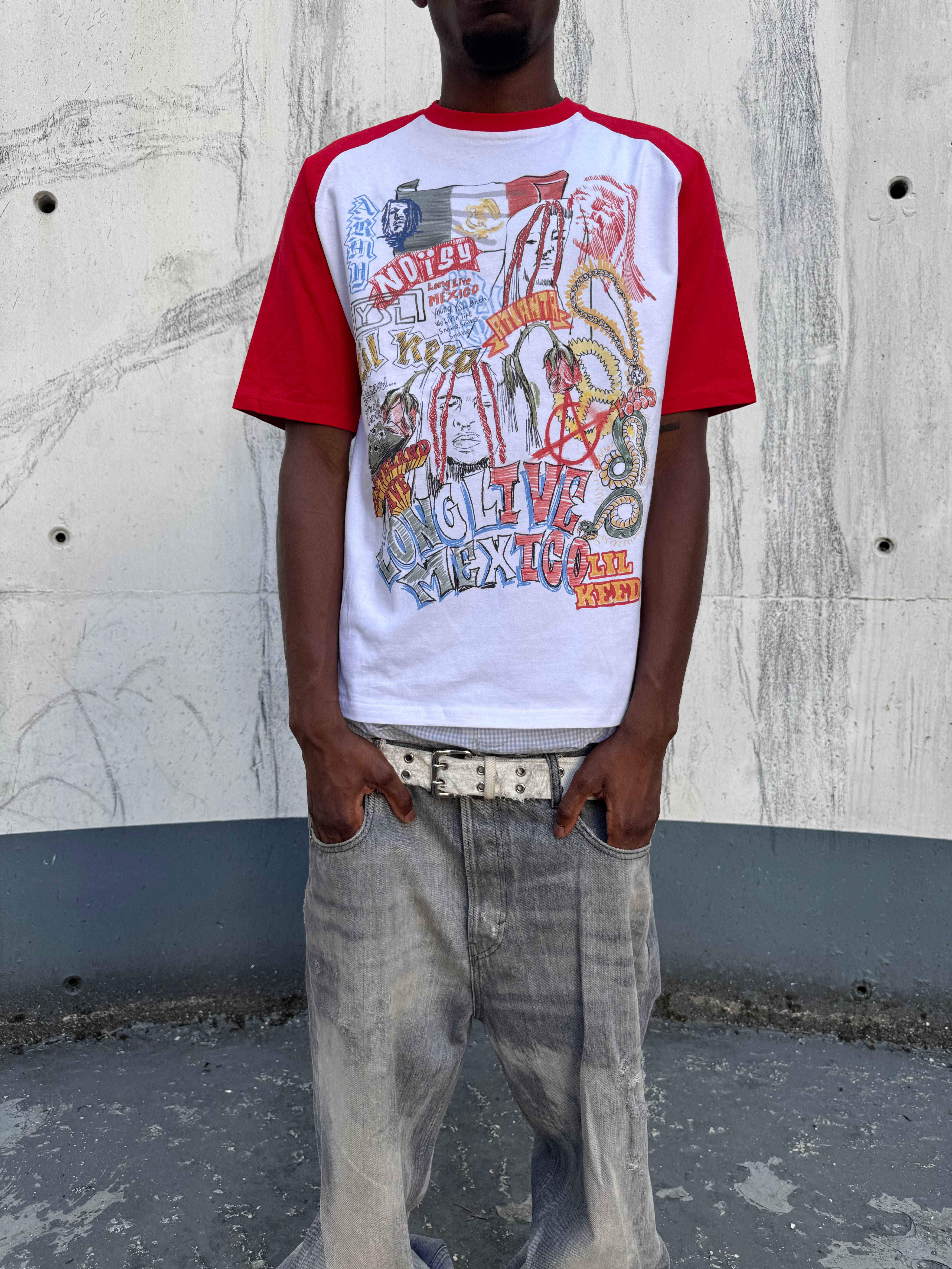 "LIL KEED" BASEBALL TEE