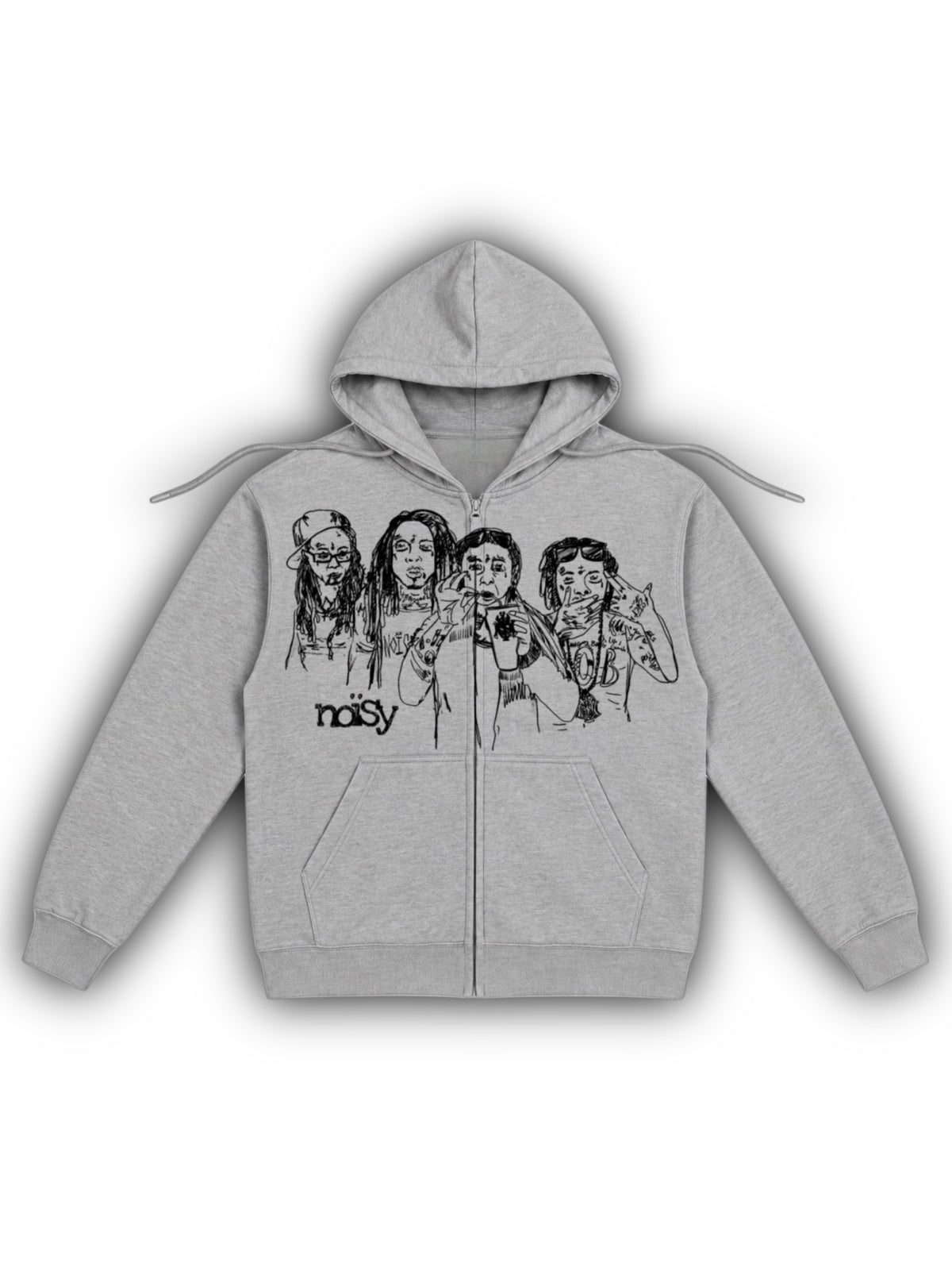 "WHEEZY" HOODIE ZIP