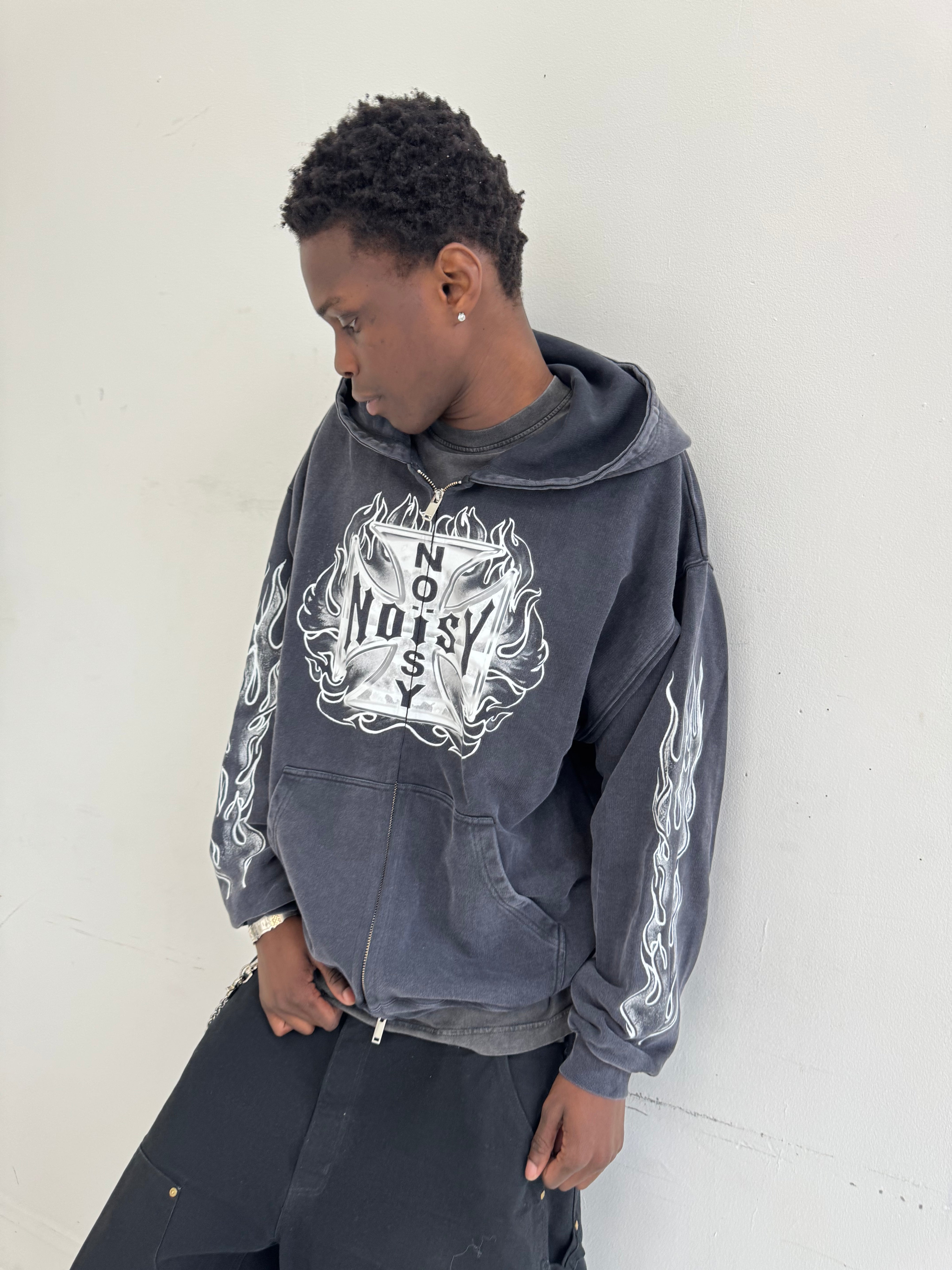 "CHOPPERS" VINTAGE HOODIE ZIP