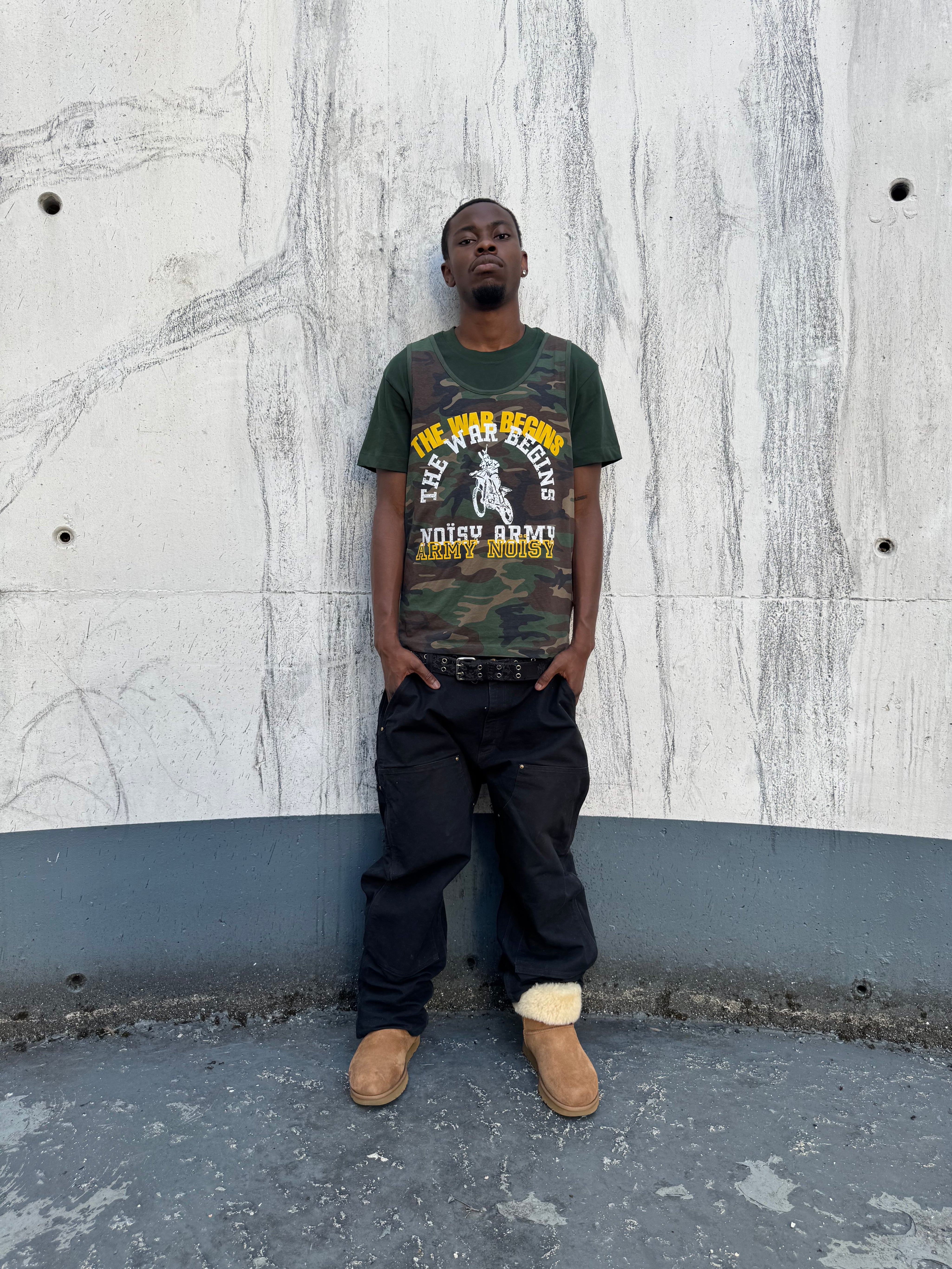 "THE WAR BEGINS" TANK TOP TEE