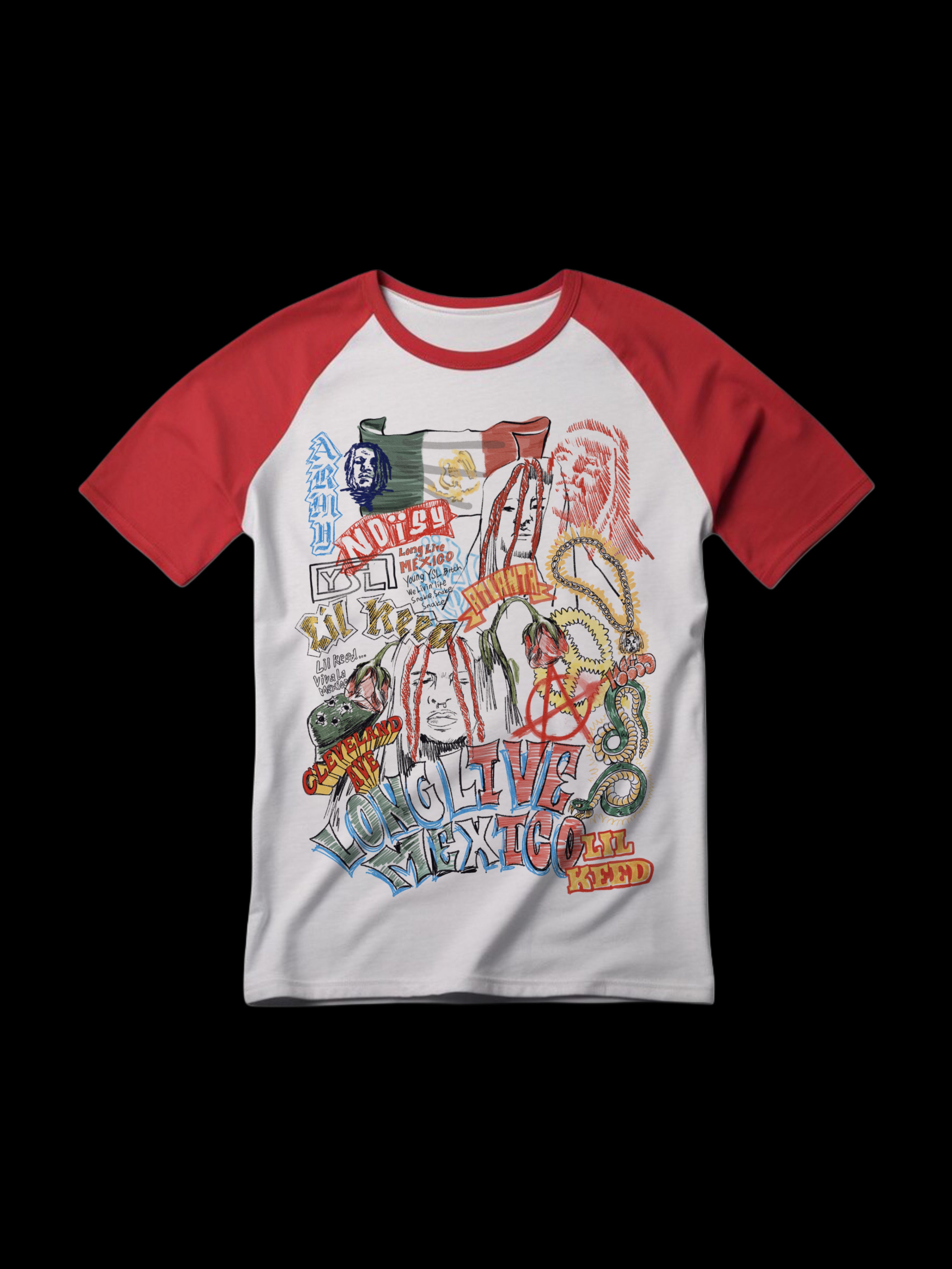 "LIL KEED" BASEBALL TEE