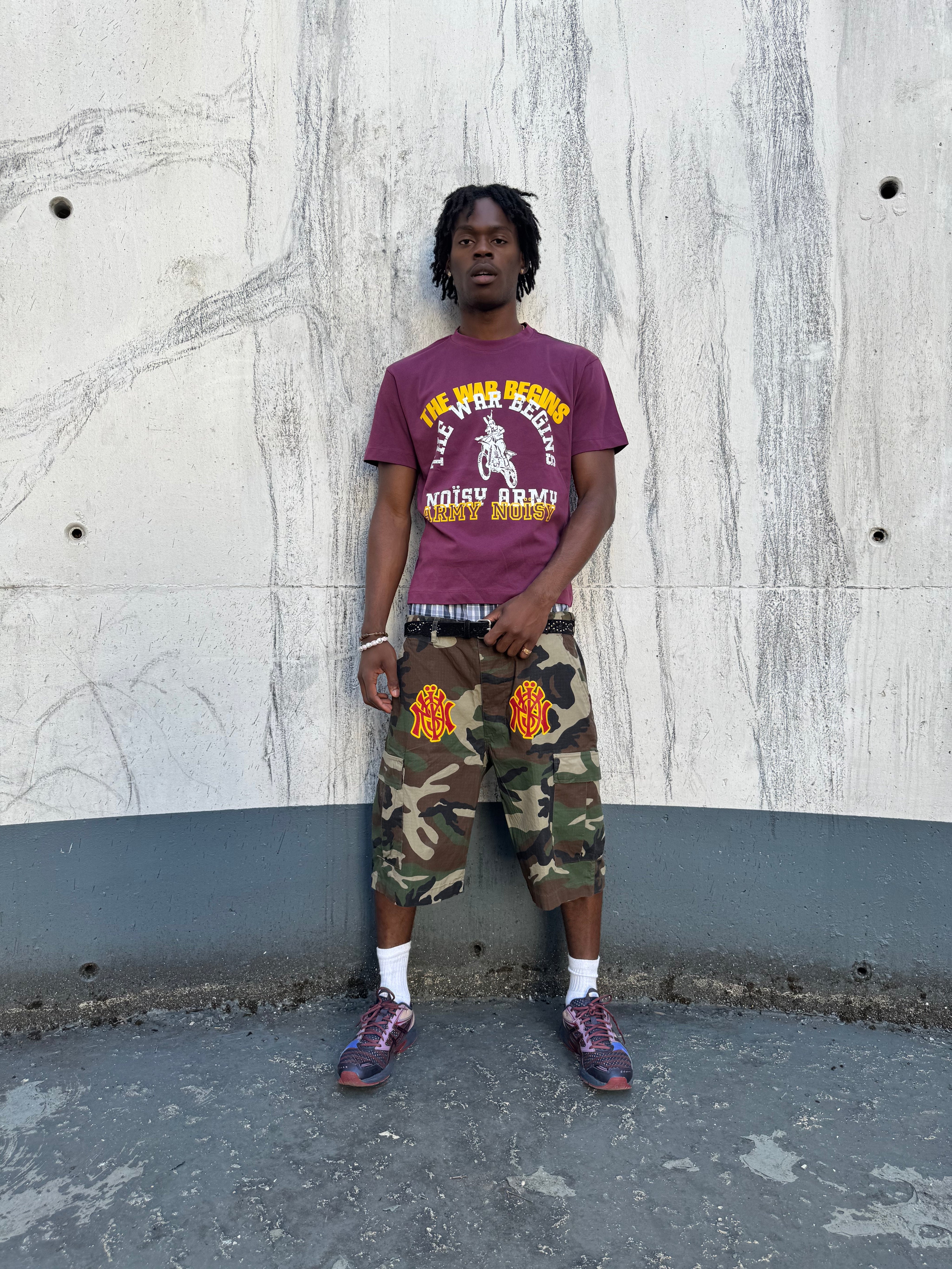 "NY HAWKS" CARGO SHORT