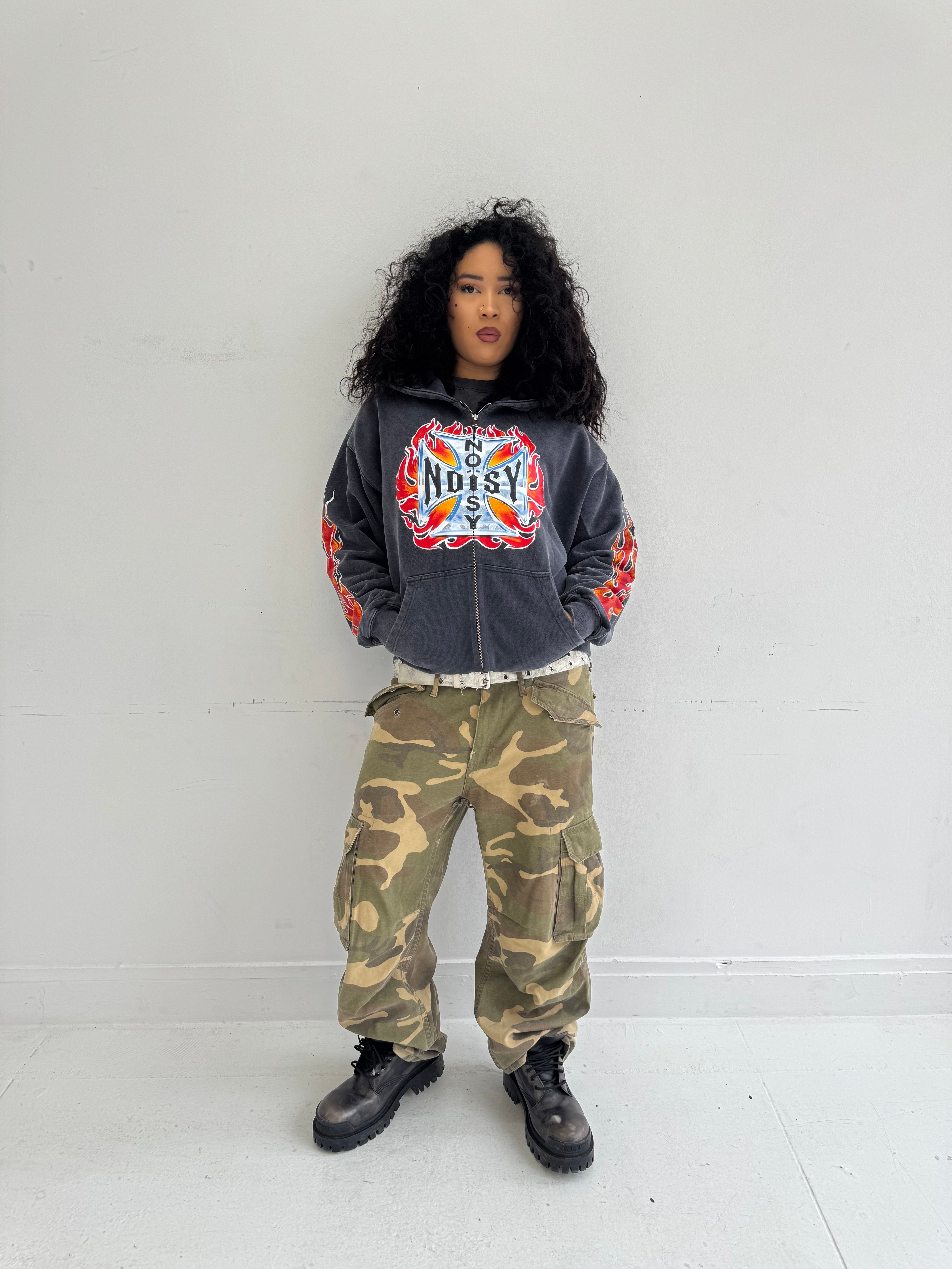 "CHOPPERS" VINTAGE HOODIE ZIP