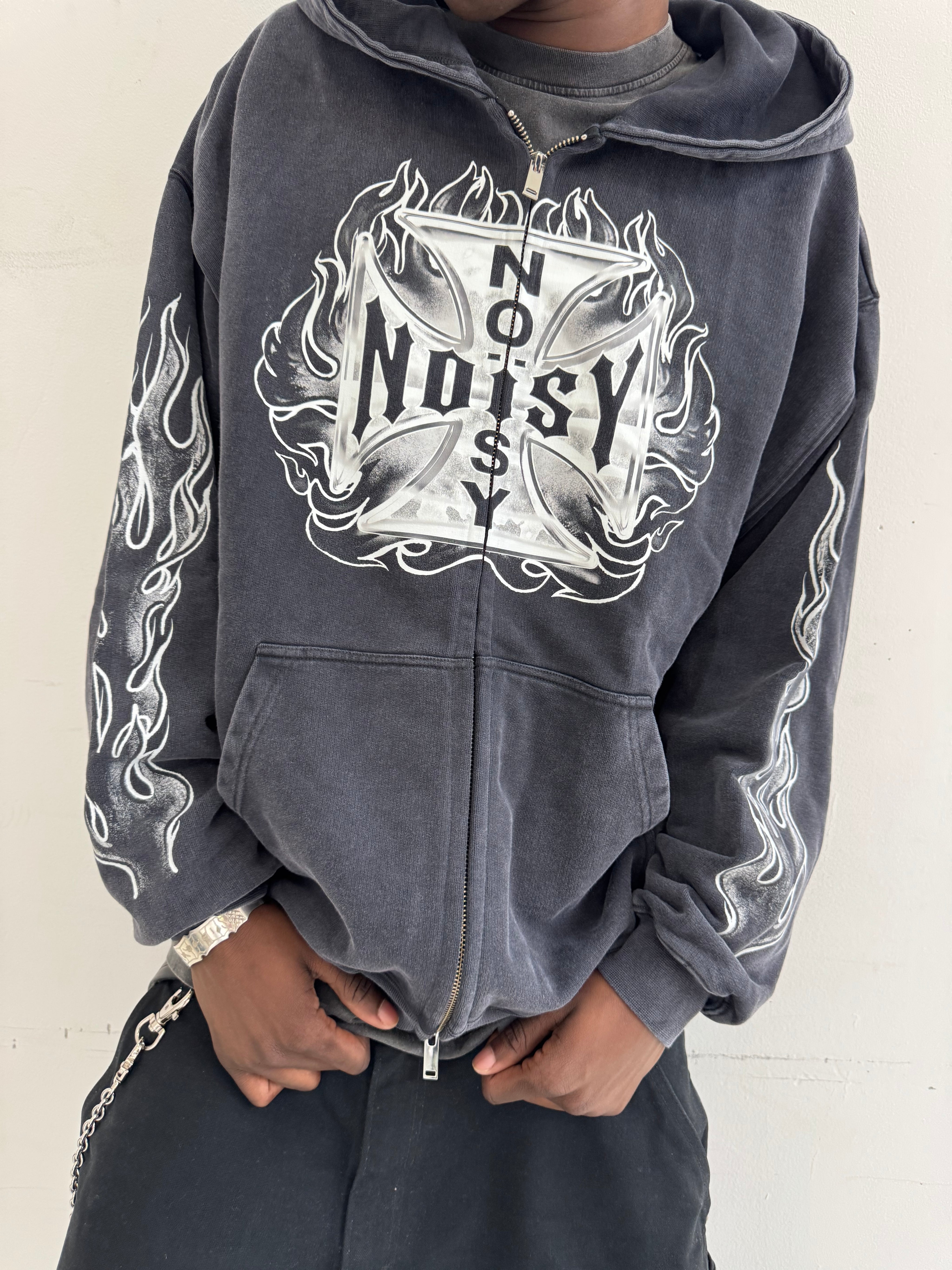 "CHOPPERS" VINTAGE HOODIE ZIP