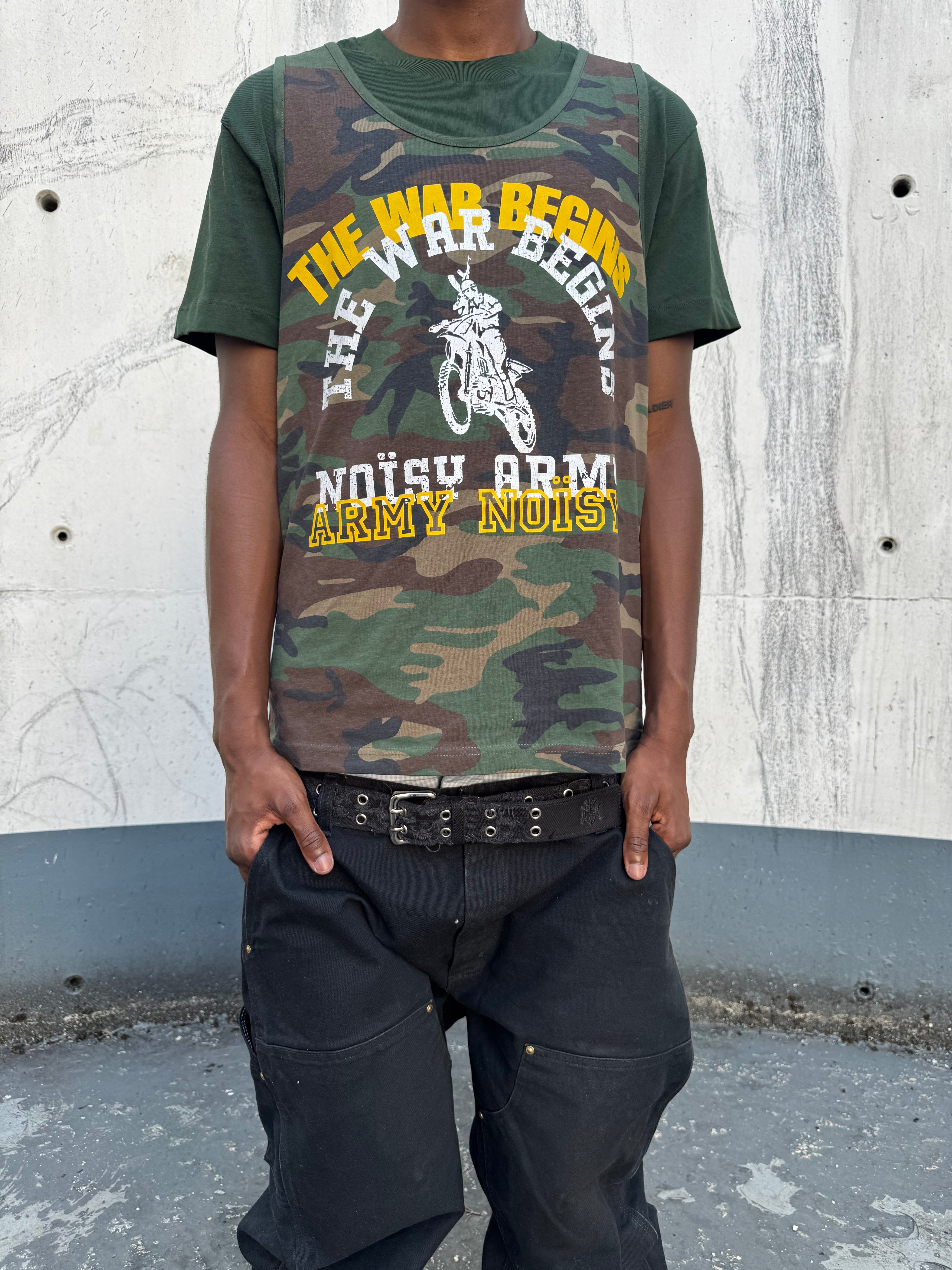 "THE WAR BEGINS" TANK TOP TEE