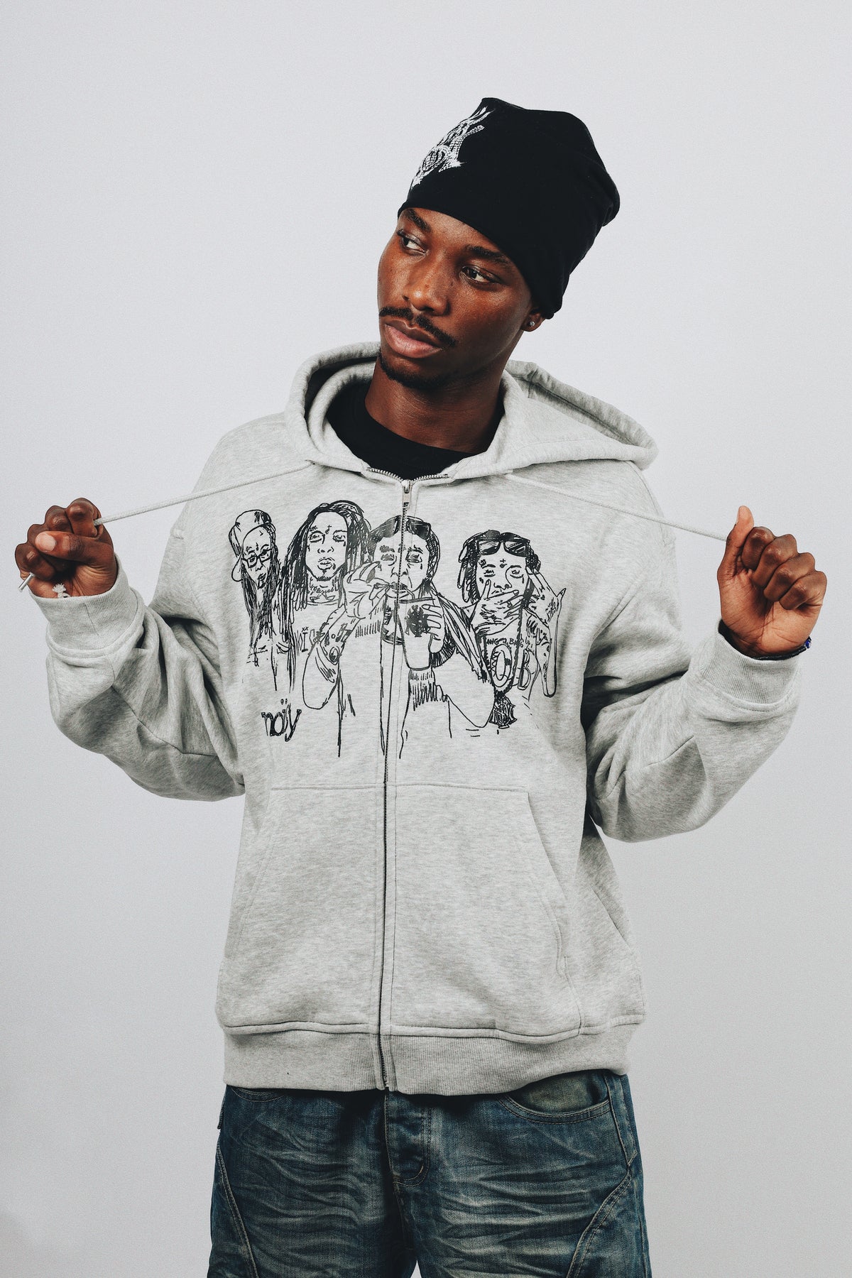 "WHEEZY" HOODIE ZIP