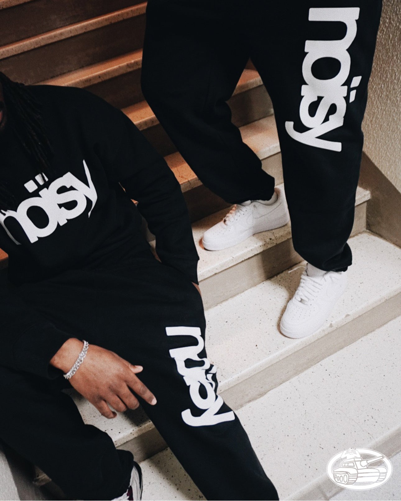 JOGGER NOÏSY LOGO BLACK