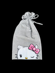 "KITTY" HANDMADE NY KNOT BEANIE