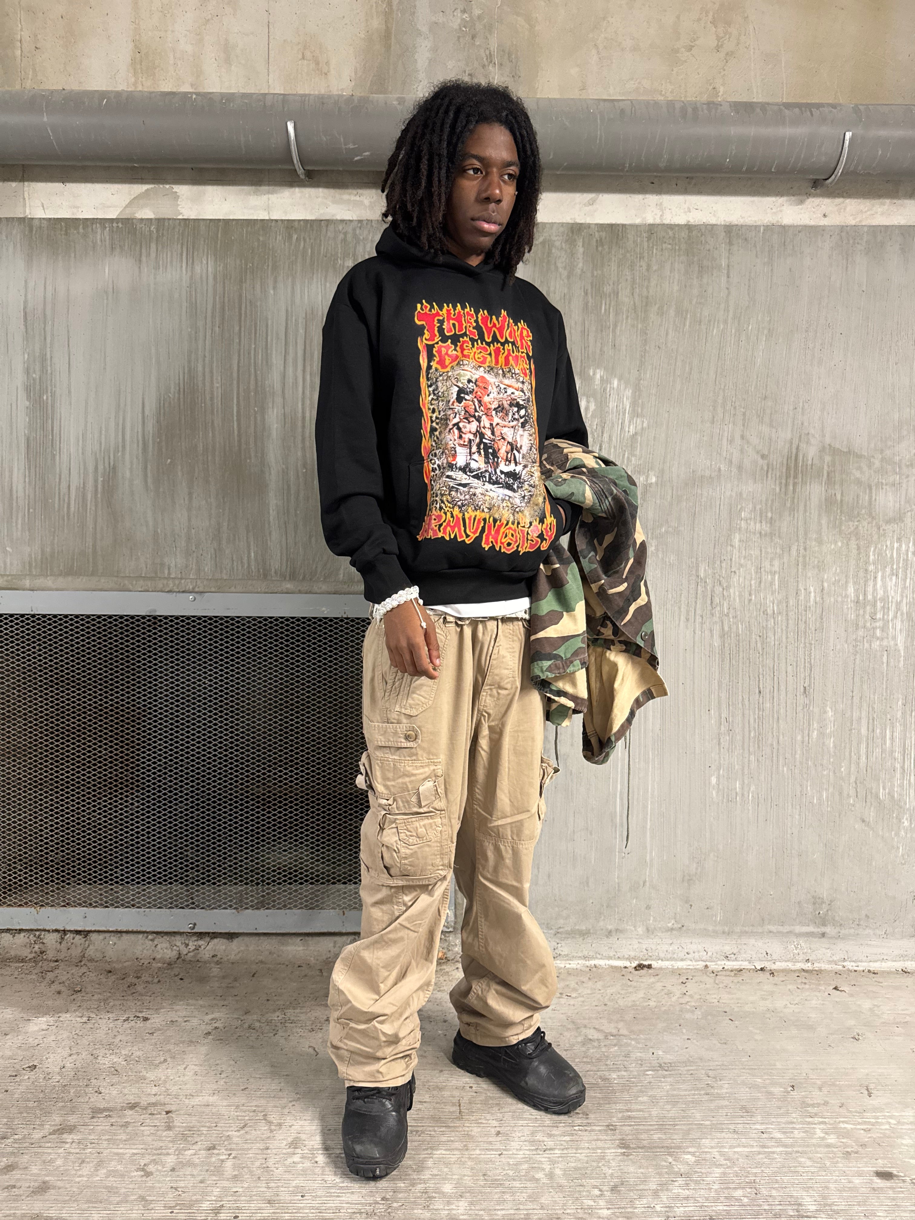 "THE WAR BEGINS" HOODIE