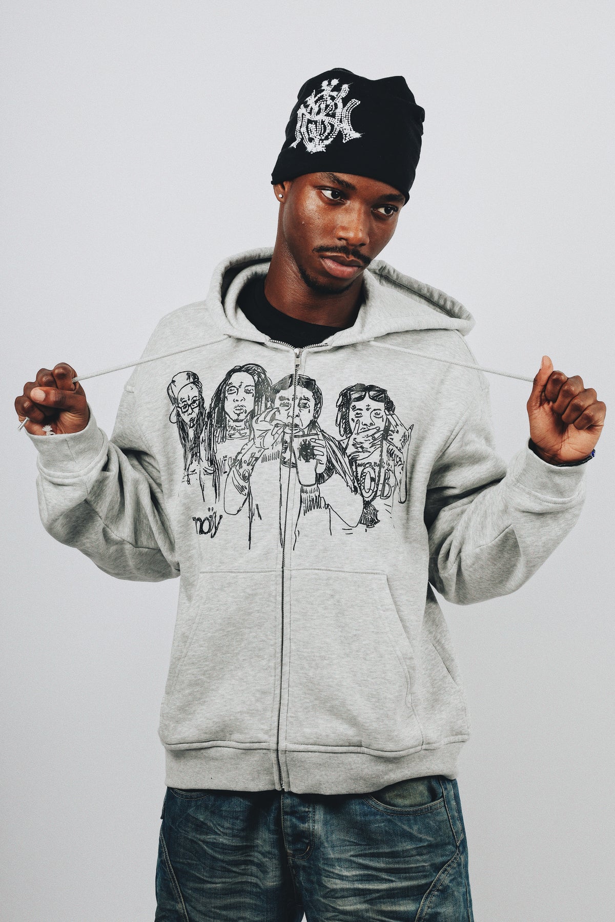 "WHEEZY" HOODIE ZIP