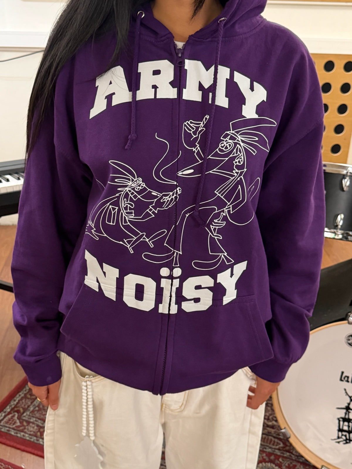 "RATZ" HOODIE ZIP